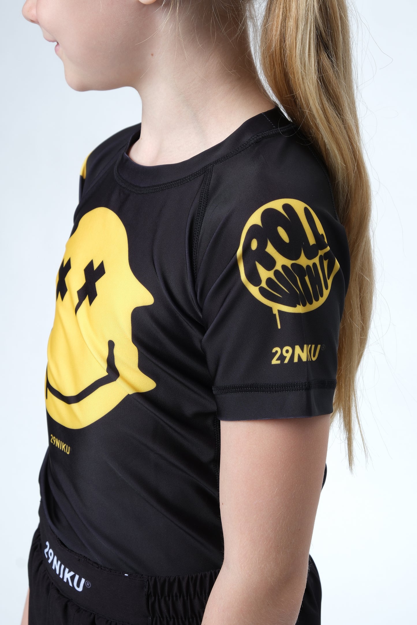 Kids Ranked Rash Guard – Yellow