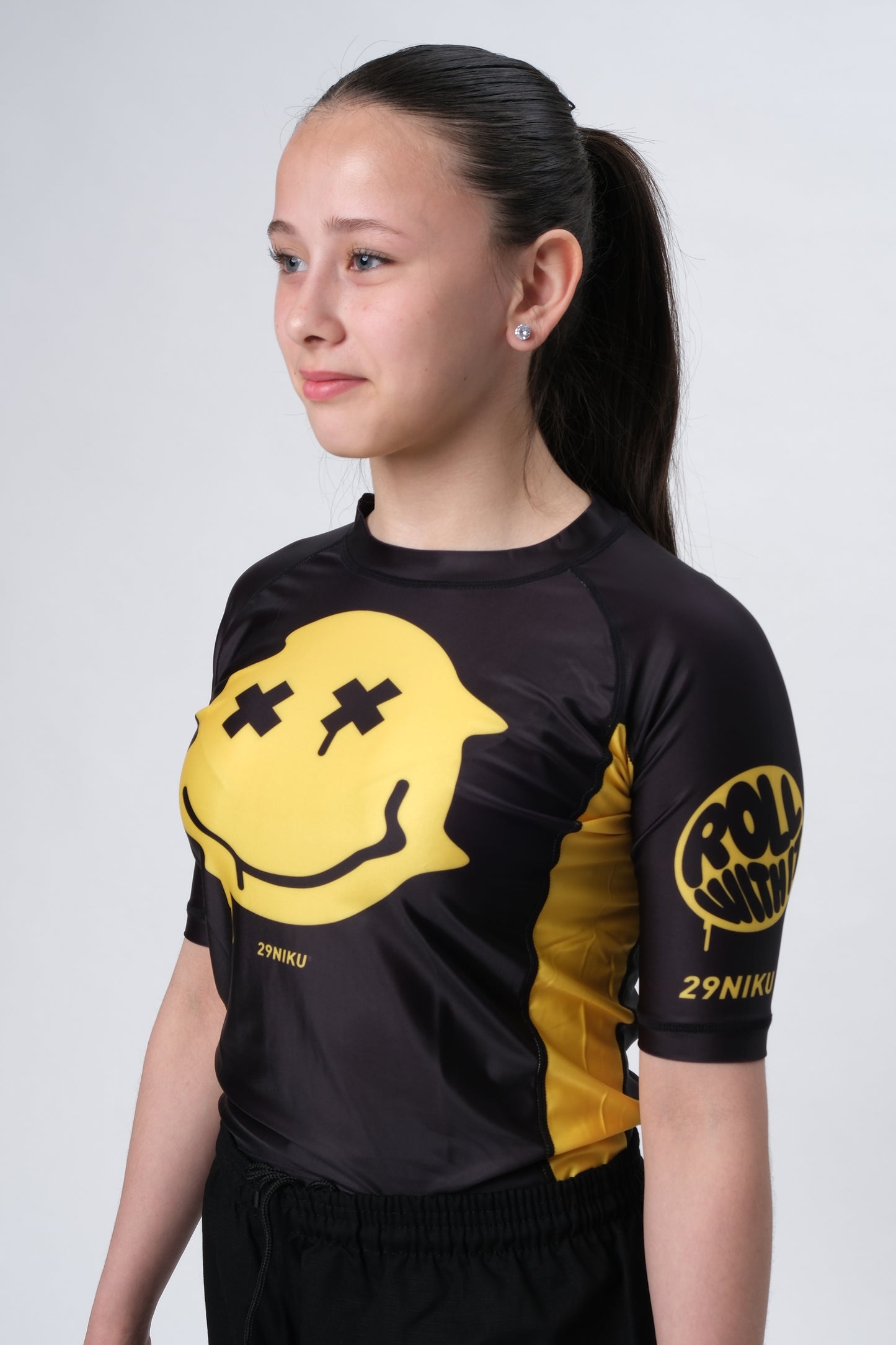 Kids Ranked Rash Guard – Yellow