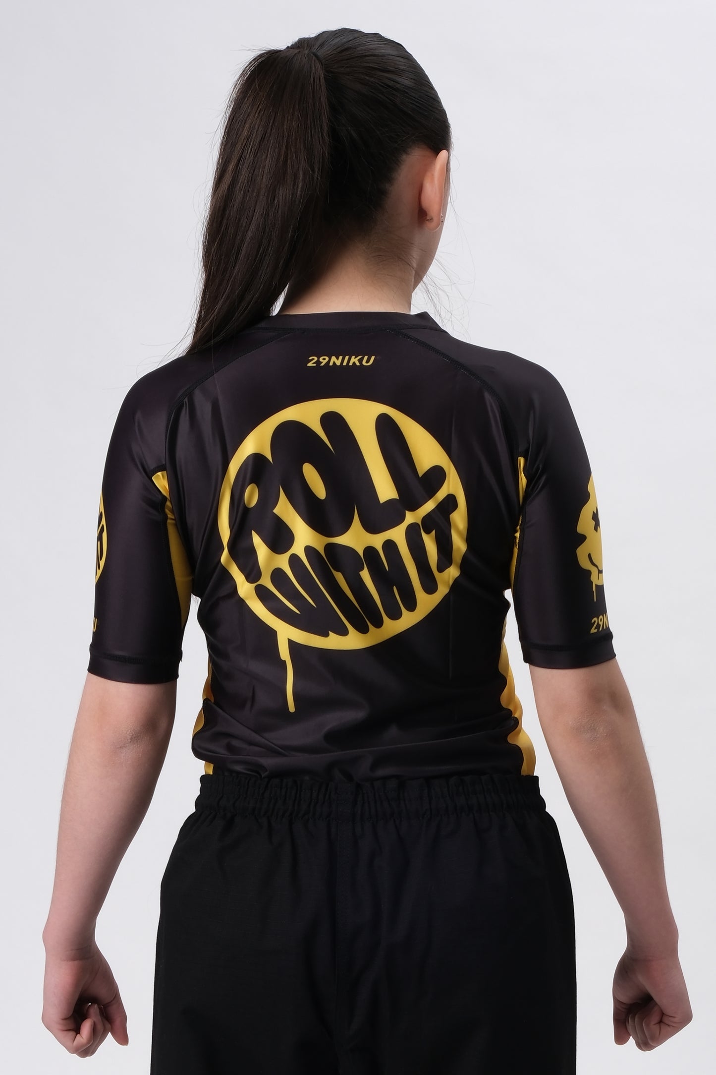 Kids Ranked Rash Guard – Yellow