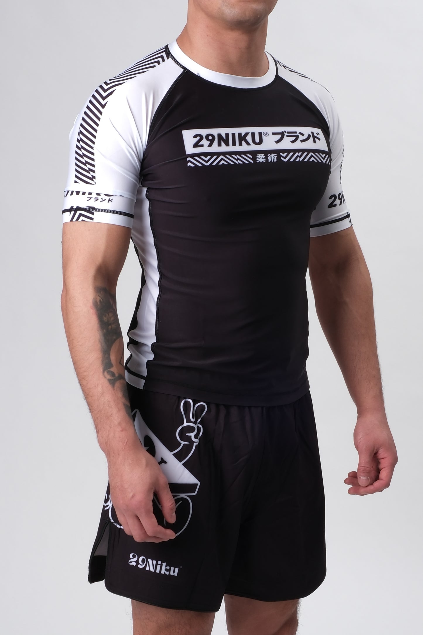 Ranked Rash Guard - White