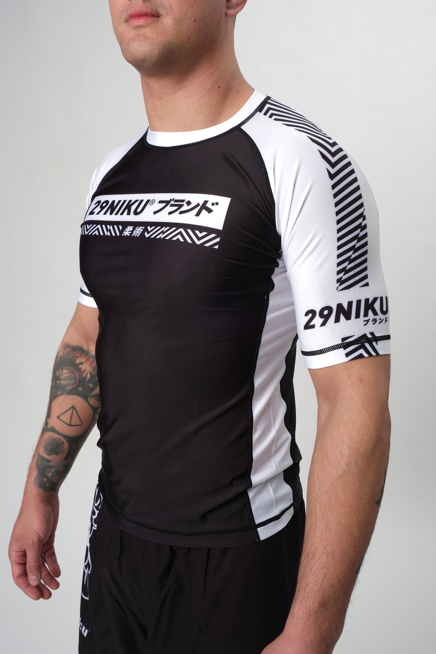 Ranked Rash Guard - White