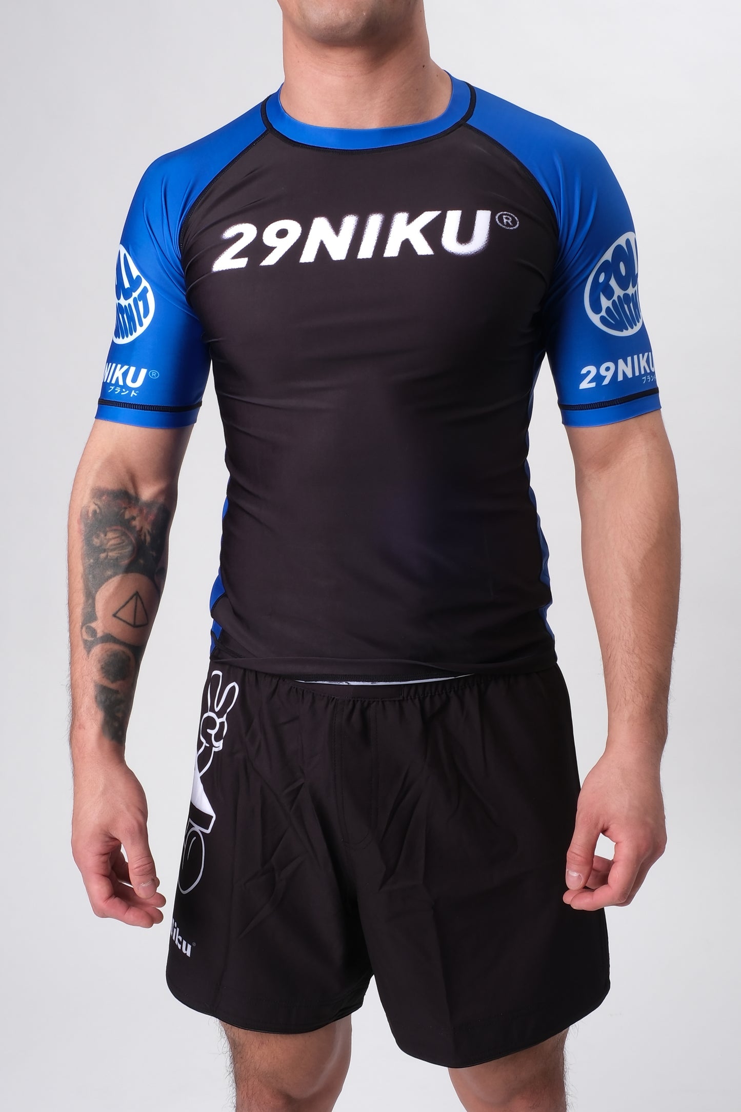 Ranked Rash Guard - Blue