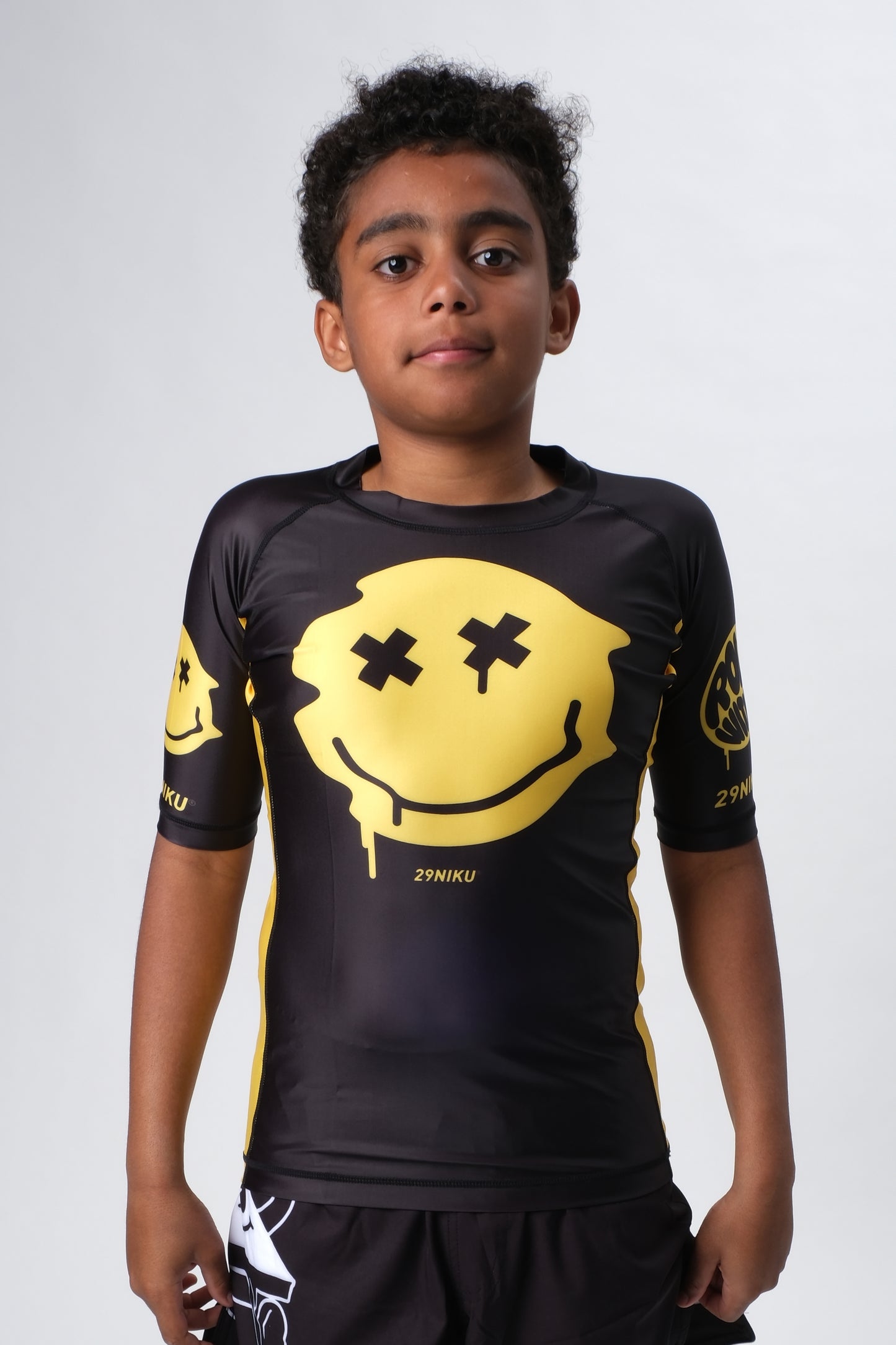 Kids Ranked Rash Guard – Yellow