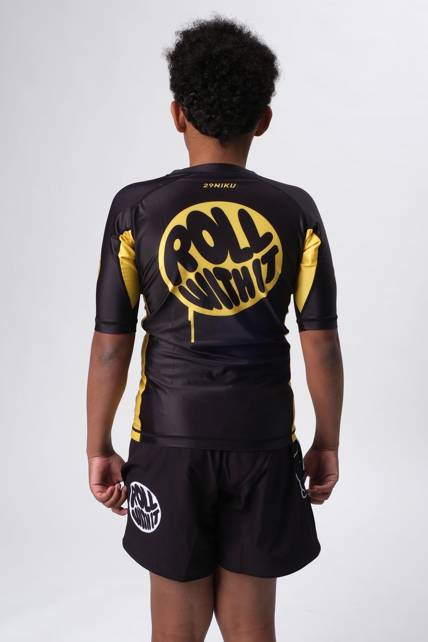 Kids Ranked Rash Guard – Yellow