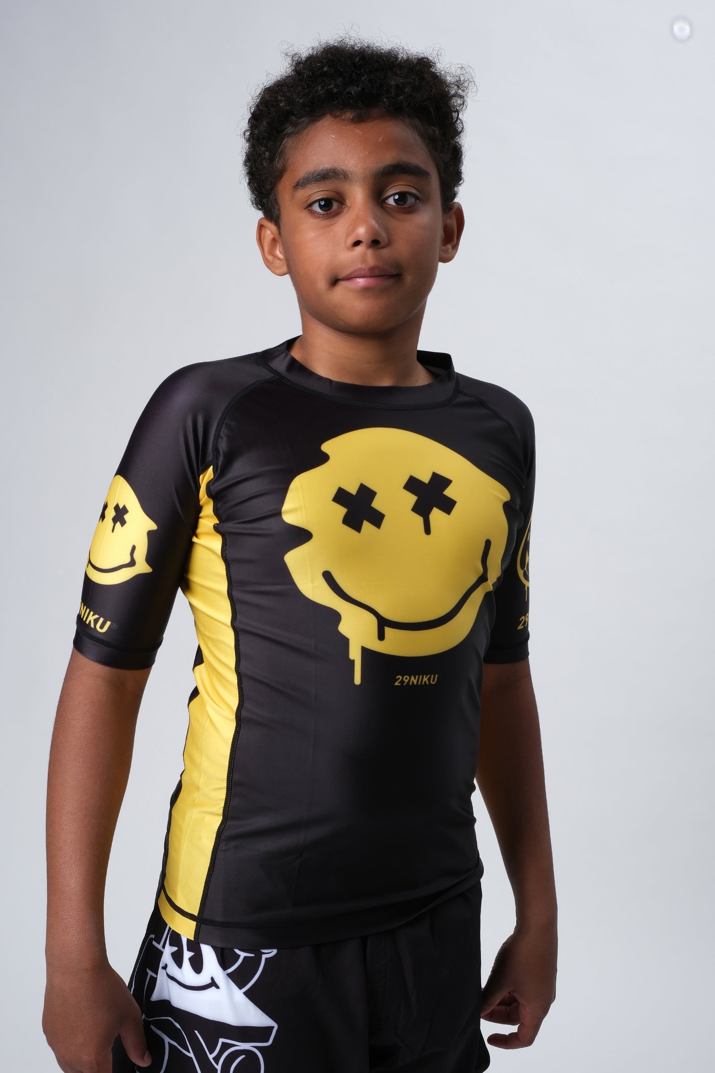 Kids Ranked Rash Guard – Yellow