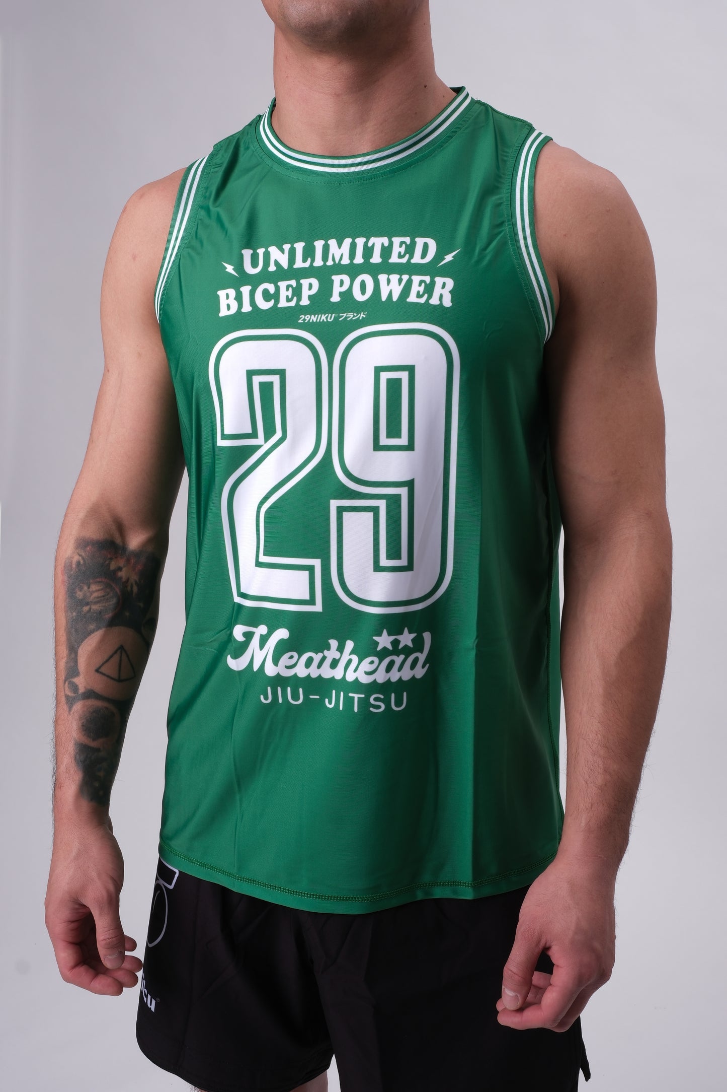 Unlimited Bicep Power No Sleeve Rash Guard