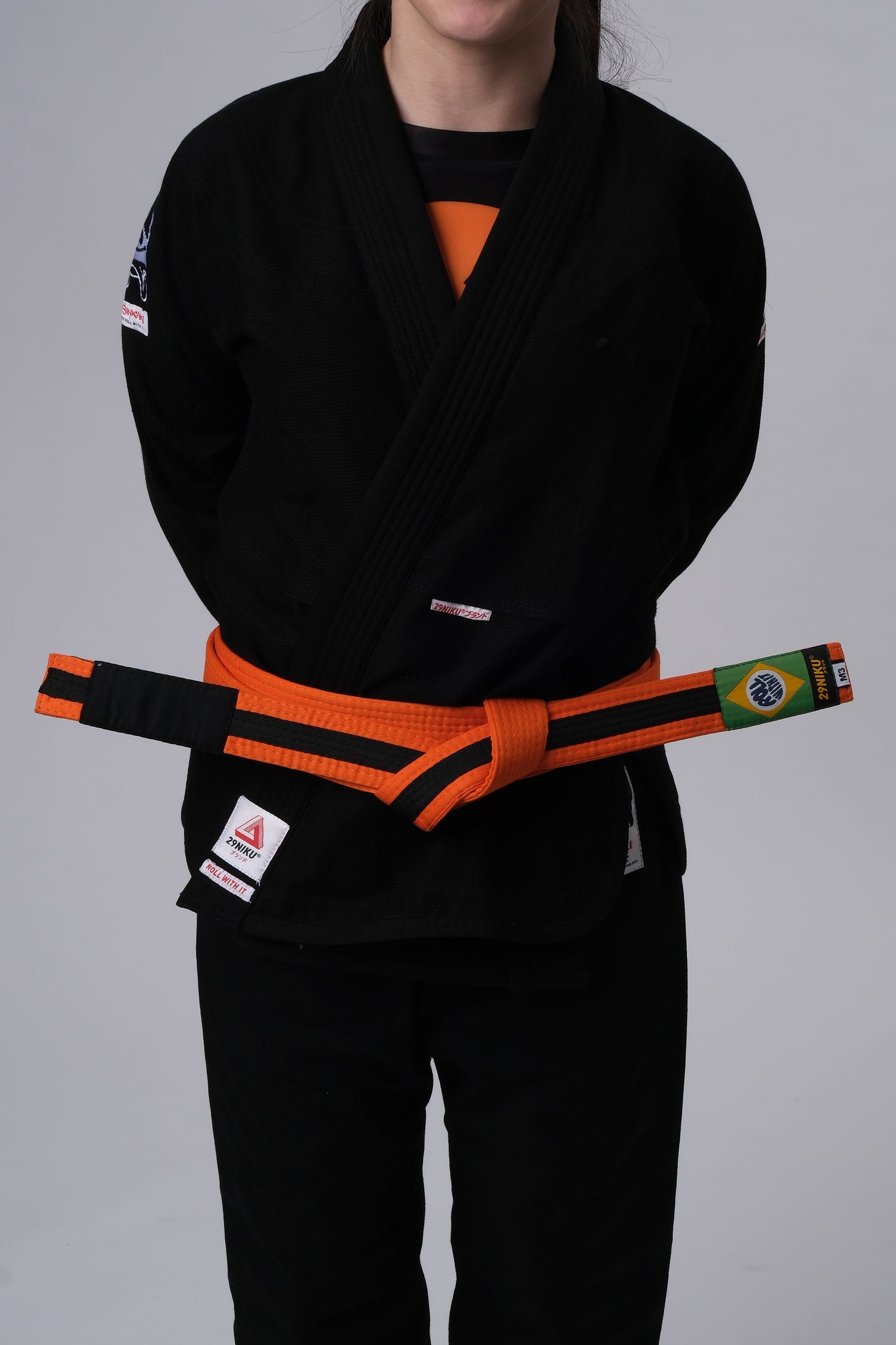 Belt - Orange/Black