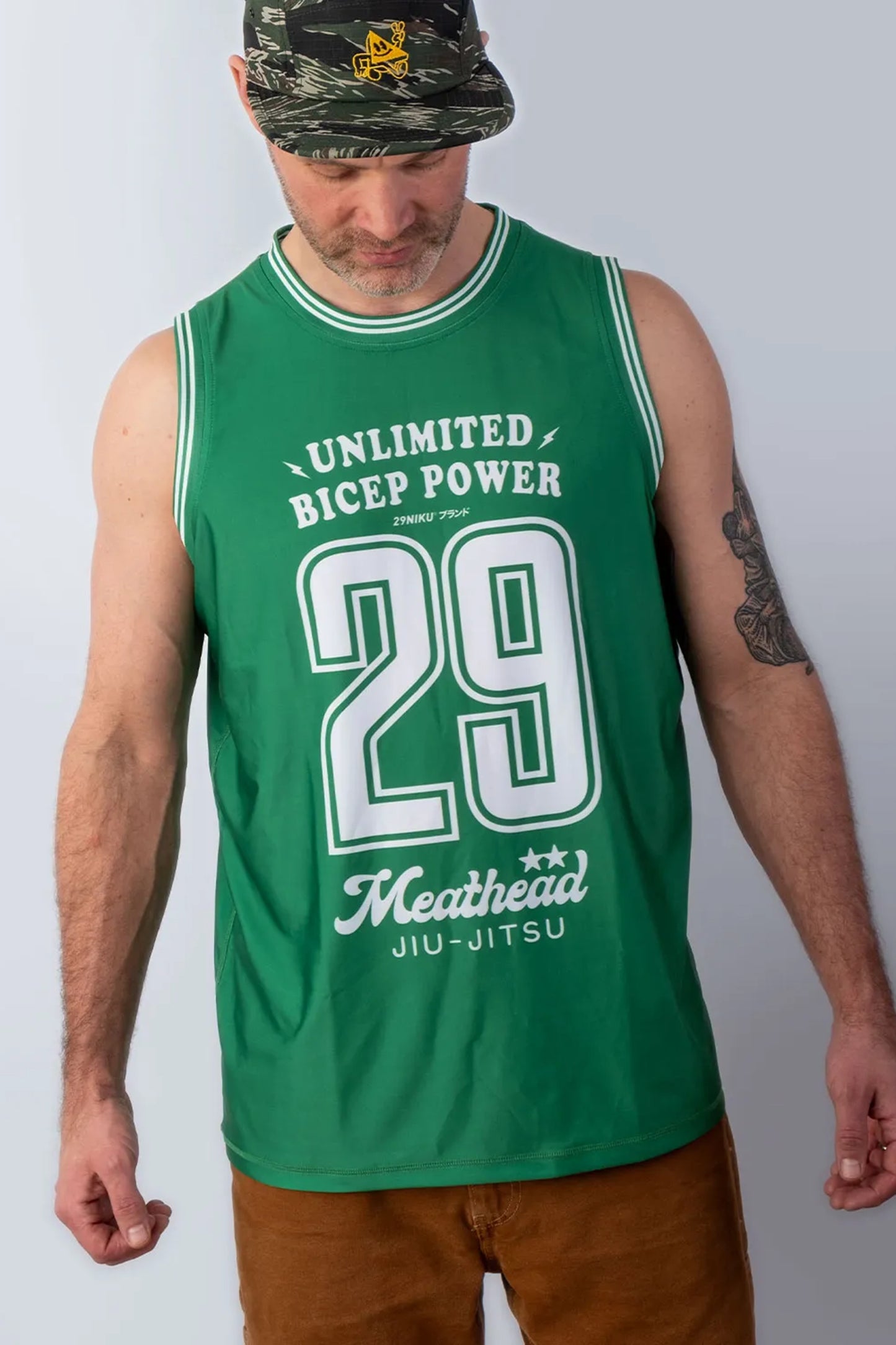 Unlimited Bicep Power No Sleeve Rash Guard