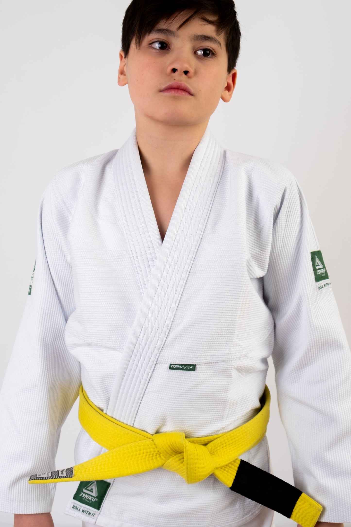 Mr. Sankaku Kids Gi – White