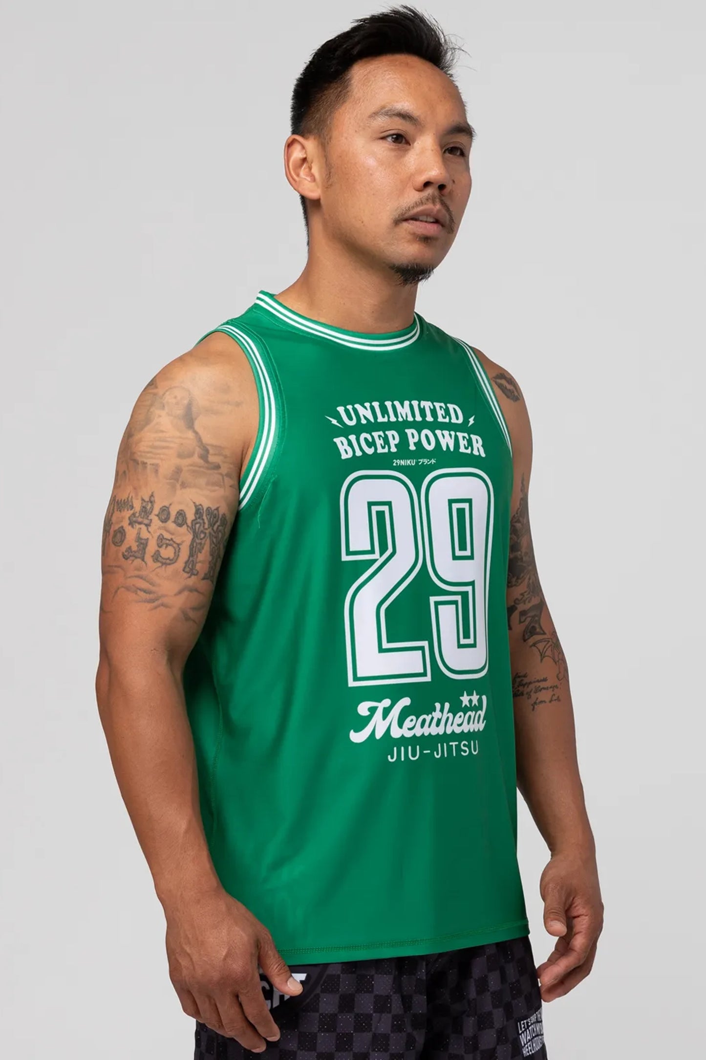 Unlimited Bicep Power No Sleeve Rash Guard