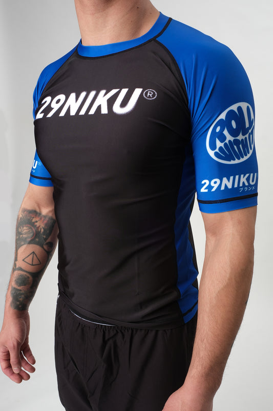 Ranked Rash Guard - Blue