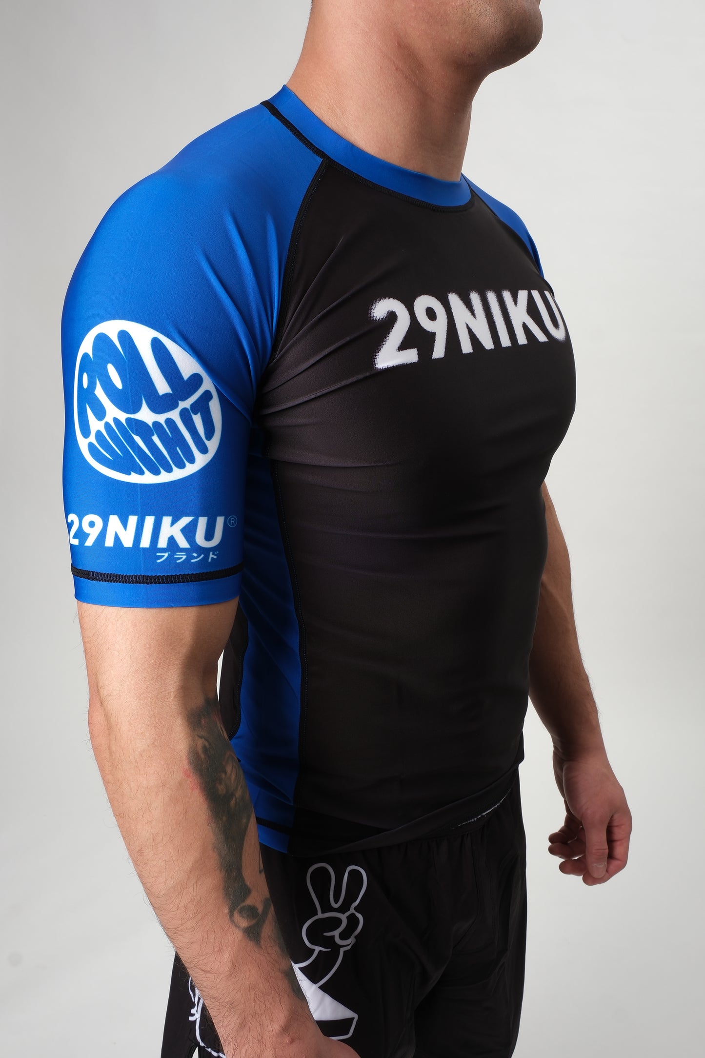 Ranked Rash Guard - Blue
