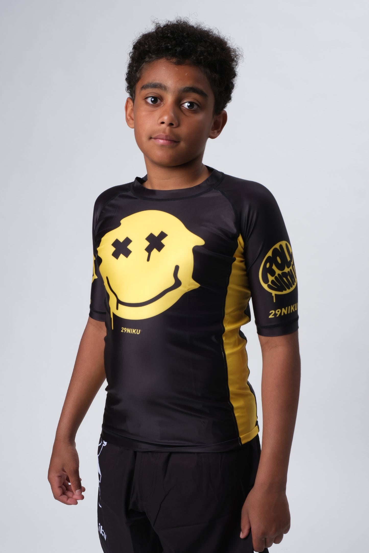 Kids Ranked Rash Guard – Yellow
