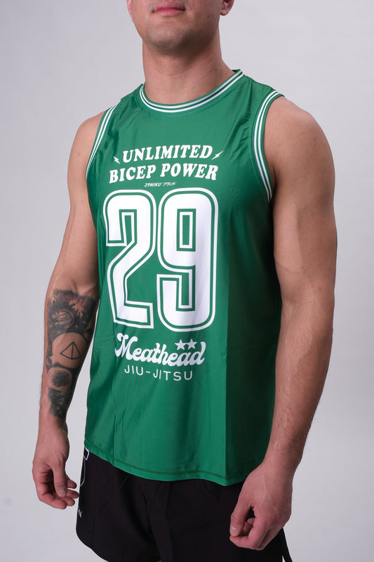 Unlimited Bicep Power No Sleeve Rash Guard