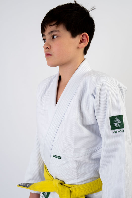 Mr. Sankaku Kids Gi – White